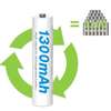 Beston - Piles rechargeables AAA Original 1300mAh thumb 6