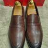 Pierre Cardin chaussures cuir noir classiques habillées thumb 1