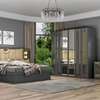 Ensemble chambre moderne complet lit armoires commode thumb 7
