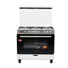 CUISINIERE 5FEUX ASTECH 90X60+FOUR A GAZ FULL OPTION GRIS thumb 1