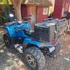 Quad 150cc 4x4 bleu coffre arrière polyvalent thumb 1