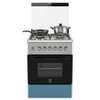 CUISINIERE TECNOLUX 4FEUX 50X55 INOX TEC50CS thumb 0