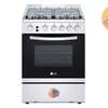 CUISINIERE LG 4FEUX 60X60 GRIS FA211RMA thumb 0