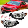 Mazda 6 phares avant transparents chromés thumb 0