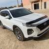Hyundai Santa Fe 2019 SUV blanc spacieux polyvalent thumb 2