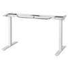 Bureau réglable électrique blanc surface lisse thumb 3