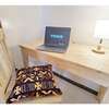 TABLE en BOIS BRUT / BUREAU - 100x60x75 CM thumb 0