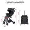 Poussette bébé pliable 2 en 1 pour bébé thumb 5