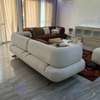 Ensemble canapés 3 places beige et marron design moderne thumb 3