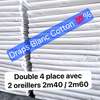 Draps blancs cotons thumb 0