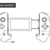 Manette de jeu sans fil PG-9083s avec support thumb 1