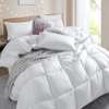 Couette avec drap blanc unique thumb 2