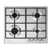 PLAQUE 4FEUX ENCASTRABLE ELBA 60X60 A GAZ GRIS ELIO thumb 0