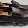Chaussures cuir noir ou mocassin élégant semelle cuir thumb 1