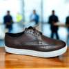 Chaussures cuir noir semelle blanche confort et style thumb 1