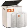 Panier a Linge avec Couvercle , 160L avec 3 sac linge thumb 3