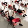 Barre musculation ajustable acier noir rouge 20kg thumb 0