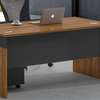 BUREAU DIRECTION KM-117 1800*900*760 MELAMINE  MARRON+GREY thumb 2
