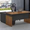 BUREAU DIRECTION KM-117 1800*900*760 MELAMINE  MARRON+GREY thumb 0