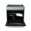 CUISINIERE ASTECH 6FEUX 80X60 A GAZ AVEC FOUR A GAZ INOX thumb 0
