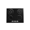 Astor plaque cuisson gaz 4 feux noir commandes frontales thumb 0