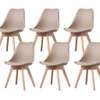 Lots de 6 chaises style scandinave MALMÔ thumb 1