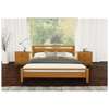 Lit en bois massif double avec tiroirs de rangement thumb 1