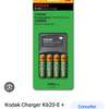 Kodak Charger K620-E + 4 Rechargeable Batteries 2100 mAh thumb 1