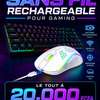 Gamer ( clavier rgb / souris )sans fil  avec tapis thumb 1