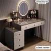 Coiffeuse moderne avec miroir lampe led thumb 0
