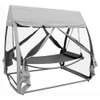 Balançoire De Jardin 3 Places Exterieur Convertible en Lit thumb 1