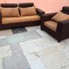 Canapé 3 places et fauteuil marron beige thumb 1