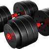 Set d'Haltères bitumineux 20kg et Kettlebells thumb 9