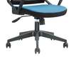 CHAISE SECRETAIRE A MAILLE D1-698BB BLEUE/NOIRE 57*62*100 thumb 1