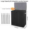 Panier a Linge avec Couvercle , 160L avec 3 sac linge thumb 2