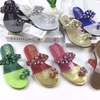 Sandales bijoux rouges femme mules plates confort thumb 4