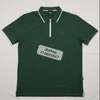 Boss polo homme vert foncé col zippé manches courtes thumb 0