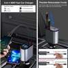Chargeur de voiture rétractable 4 en 1, Charge rapide 66W thumb 0