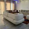 Ensemble canapés 3 places beige et marron design moderne thumb 2
