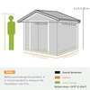 Abri de jardin en métal extérieur thumb 4