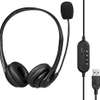 Casque USB filaire à réduction de bruit avec microphone thumb 4