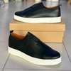 Chaussures en cuir avec semelle épaisse sans lacets thumb 3