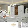 Ensemble chambre 5 pièces blanc laqué moderne 8816 thumb 1