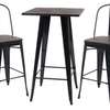 Ensemble de 4 tabourets haut de bar + table haute thumb 2