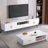 Ensemble meuble TV et table basse noir et blanc moderne thumb 3