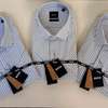 Boss chemise rayée fines rayures blanc thumb 3