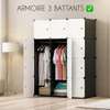 Armoire en plastique 3 battants thumb 1