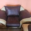 Magnifique salon marron beige avec sa table basse thumb 2