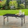 Table pliante en plastique à hauteur réglable Mainstays thumb 0