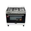 CUISINIERE 5FEUX ASTECH 90X60+FOUR A GAZ FULL OPTION GRIS thumb 0